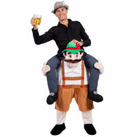 Unisex Halloween Aufsitz-Kostüm | Illusionsdesign & Einteiler – Oktoberfest