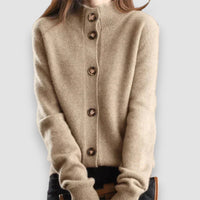 Lumar | Kaschmir Strickjacke – Beige