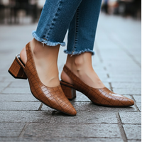 Clara | Damen-Absatzschuhe für Alltag & Events – Braun