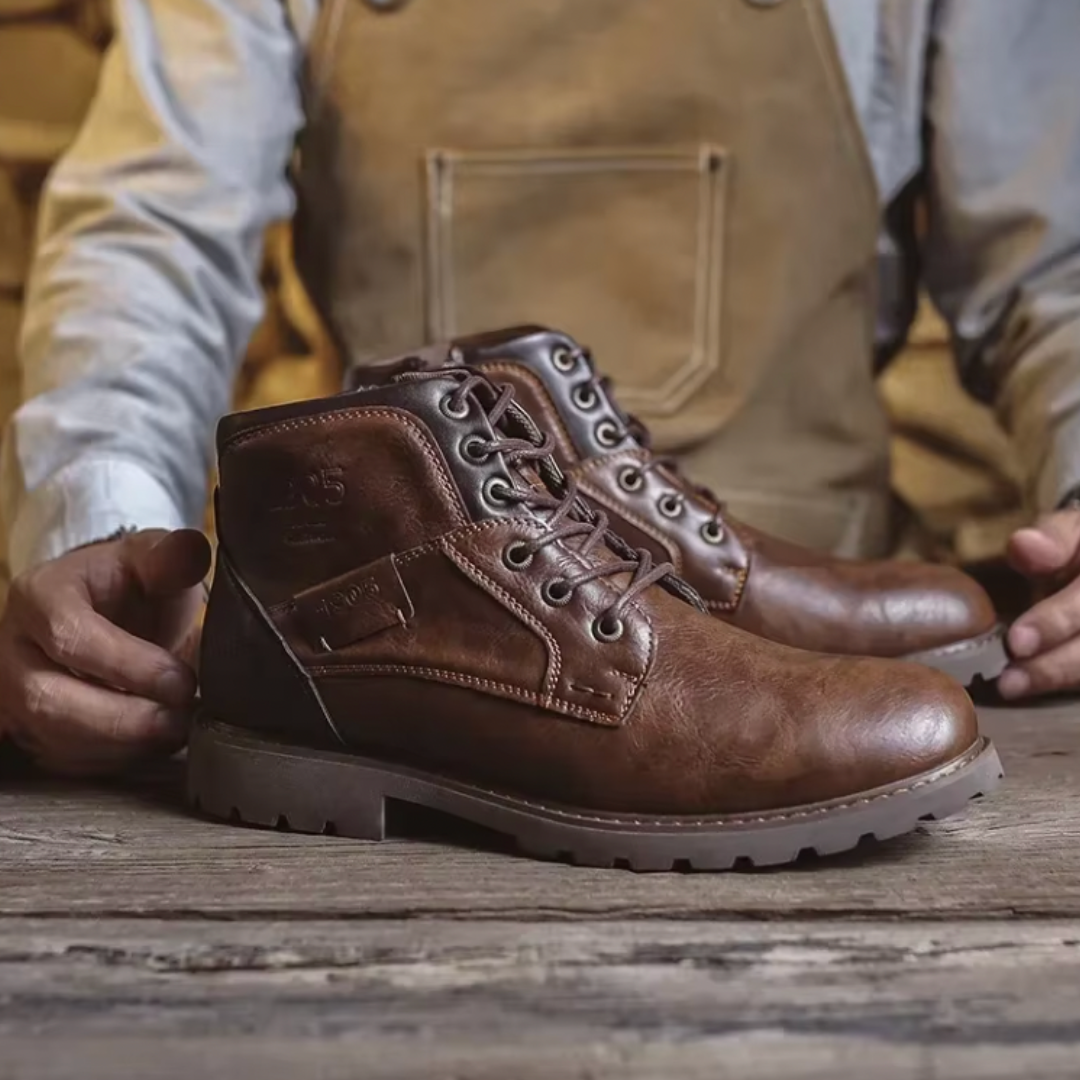 Vintage Leder Herren Stiefel