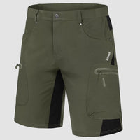 Sommer Cargo Shorts für Herren - Leichte Kurze Wanderhose – Grün
