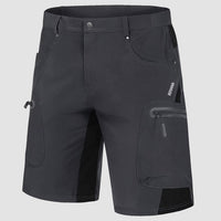 Sommer Cargo Shorts für Herren - Leichte Kurze Wanderhose – Dunkelgrau