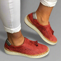Xaveria | Atmungsaktive und Rutschfeste Orthopädische Schuhe – Rot