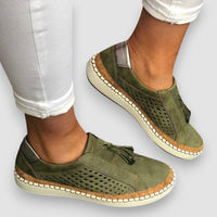 Bella | Orthopädische Sommer-Slip-Ons für Frauen – Grün