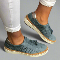 Xavier | Atmungsaktive und rutschfeste orthopädische Schuhe – Blau