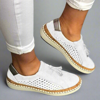 Xaveria | Atmungsaktive und Rutschfeste Orthopädische Schuhe – Weiß