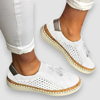Bella | Orthopädische Sommer-Slip-Ons für Frauen – Weiß