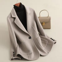 Rennly Wool Blazer Jacket – Grau