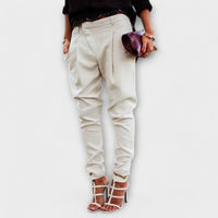 Mira - Elegante Bundhose – Weiß