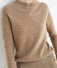 Damen Luxus Kaschmirpullover | Weich & Elegant – Braun