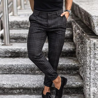 Stylische Herrenhose mit einzigartigem Design – Dunkelgrau