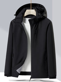 Wasserdichte Damen-Winterjacke mit Polar Fleece | Outdoor-Funktionsjacke für kalte Tage – Schwarz