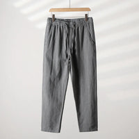 Legere Leinen Herren Hose – Grau