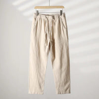 Legere Leinen Herren Hose – Khaki