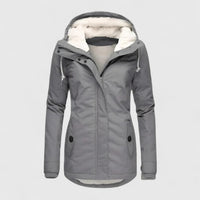 Seravia™ - Wasserdichte Winterjacke mit Kapuze – Grau