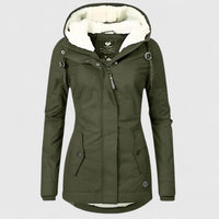 Seravia™ - Wasserdichte Winterjacke mit Kapuze – Grün