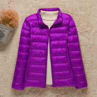 Liera - Leichte, warme Jacke – Lila