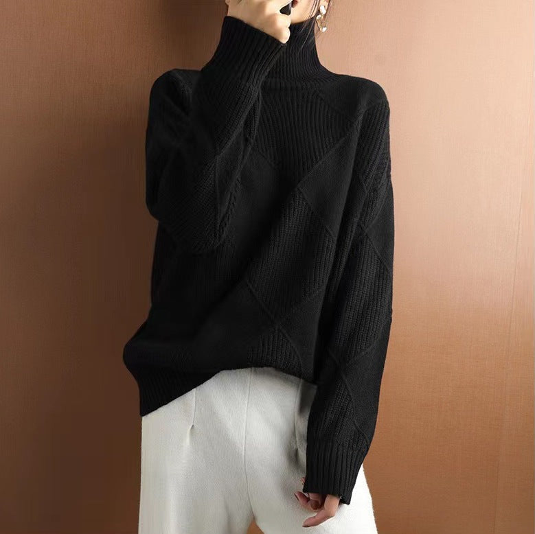 Hyvael | Stilvoller Rollkragenpullover