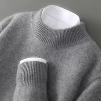 Vlad – Eleganter Kaschmirpullover – Grau
