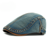 Tobias | Herren-Pullover Heritage chic mit Denim-Details – Blau