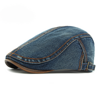 Tobias | Herren-Pullover Heritage chic mit Denim-Details – Dunkelblau
