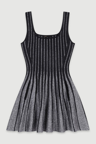Janna - Strickkleid im Gitterdesign