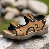 Sandalen für Herren - Bequeme Outdoor Trekkingsandalen für den Sommer – Braun