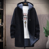 Braxton | Übergroßer Hoodie mit Reißverschluss – Schwarz