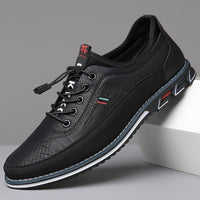 Leon | Traditionell gefertigte Oxford-Schuhe – Schwarz