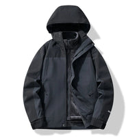 Manuela | Winddichte und funktionelle Unisex Skijacke – Dunkelgrau