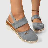 Clara | Elegante Sandalen Damen Trend – Grau