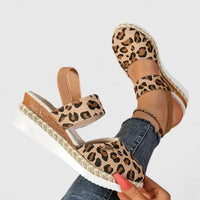 Clara | Elegante Sandalen Damen Trend – Leo-Muster