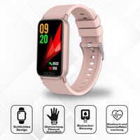 Medizinische Smartwatch Mit Mehrdimensionaler Gesundheitsüberwachung – Rosa