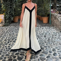 Mélanie | Schickes fließendes Kleid – Weiß
