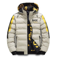 BASE Urban Winterjacke mit Kapuze – Khaki