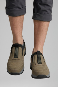 Philipp | Herren Casual Slip on Schuhe – Khaki