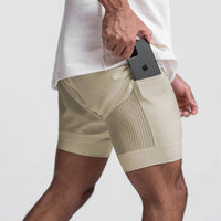 Tyler - Bequeme Fitness Shorts – Khaki