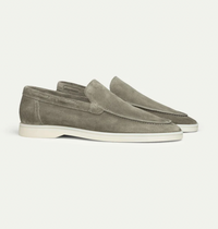 Edward | Leicht Klassischer Schnitt Loafer – Olivgrün