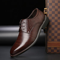 Elias | Herren Zeitlose Formelle Schnürschuhe – Braun