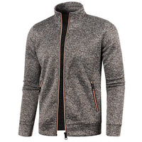 Derek Sommerjacke | Trendige, bequeme Freizeitjacke mit Reißverschluss – Kaffee