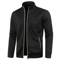 Derek Sommerjacke | Trendige, bequeme Freizeitjacke mit Reißverschluss – Schwarz
