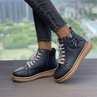 Marisa | Modische Leder Schuhe Damen für Alltag und Freizeit – Schwarz