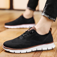 Marco - Ultraleichte orthopädische Schuhe für Herren – Schwarz
