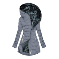 Elise™ – Bequemer Wintermantel für Damen Zeitloses Design – Grau