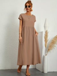 Celeste | Casual Kleid – Khaki