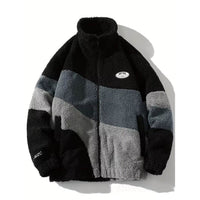 Felix | Winterjacke mit Fleece-Innenfutter & Reißverschluss – Schwarz