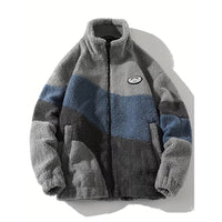 Felix | Winterjacke mit Fleece-Innenfutter & Reißverschluss – Grau