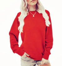 Milla | Winter Chic Sweatshirt – Rot
