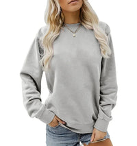 Milla | Winter Chic Sweatshirt – Grau