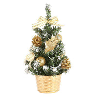 Mini-Weihnachtsbaum | DIY-Partydeko-Set für Kinder und Zuhause – Gold